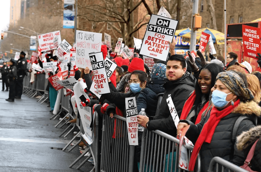 Healthcare Workers Walked Out 28 Times This Year